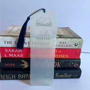 Personalized Name Handmade Bookmark